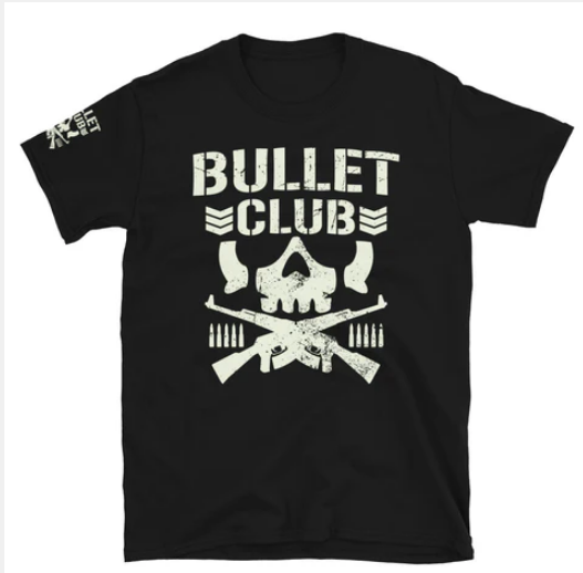 Bullet Club Official Digital Printed T Shirt (Black)