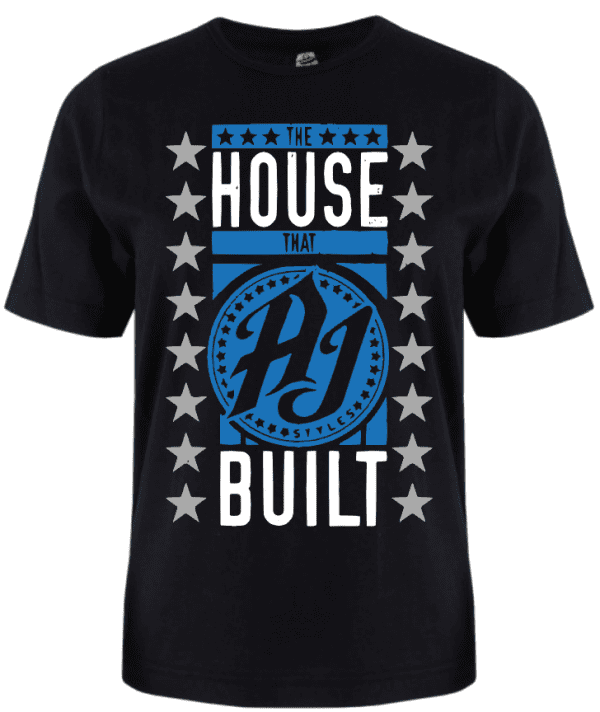 AJ Styles "The House that AJ Styles Built" T-Shirt (Black)