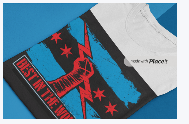 wwe White CM Punk Best In The World  (T-Shirt)