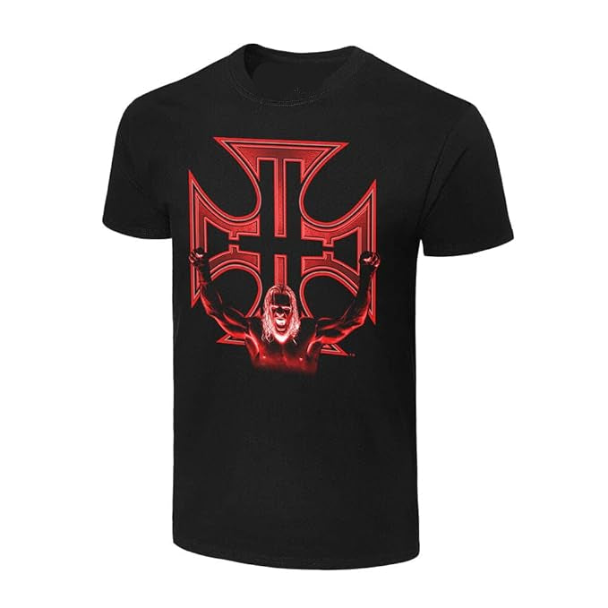 Triple H - Screw the Rules - Mens Retro WWE T-Shirt (Black)