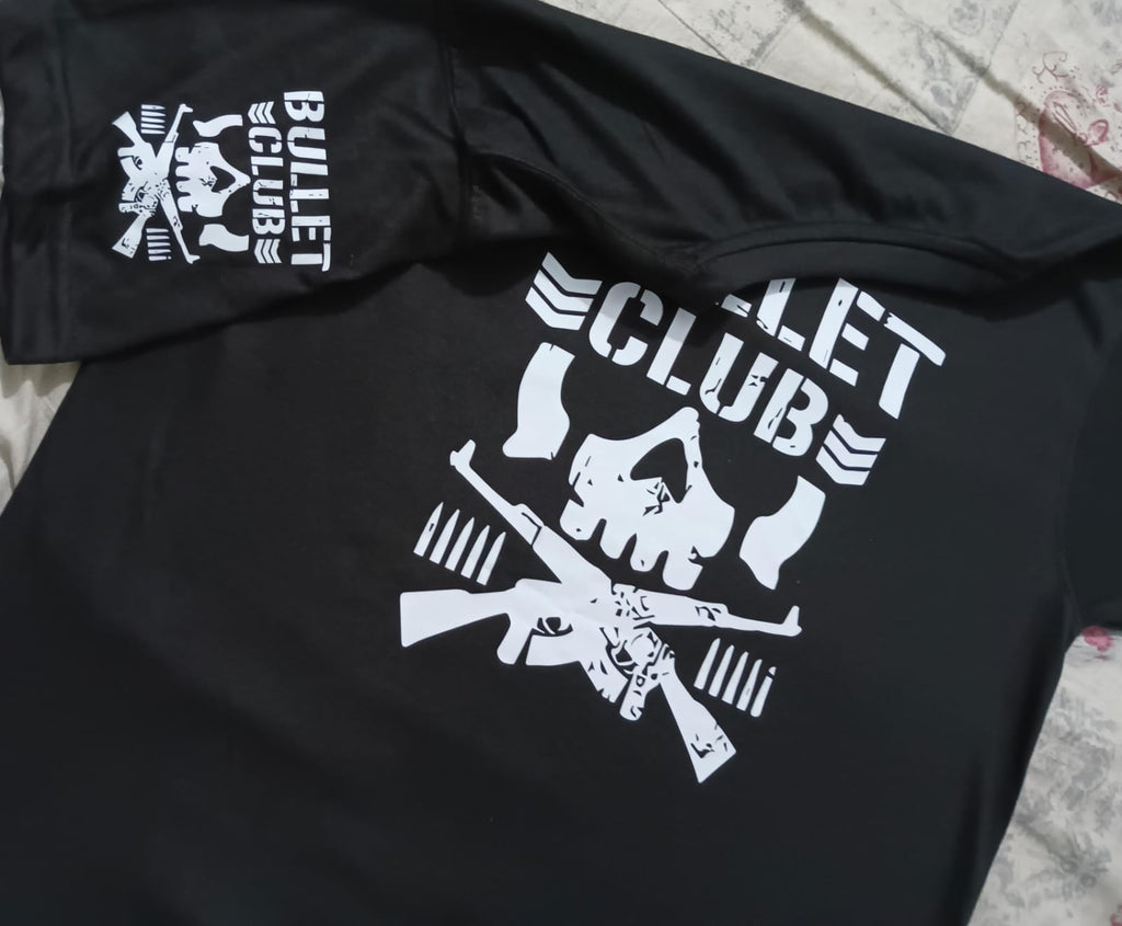 Bullet Club Official Digital Printed T Shirt (Black)