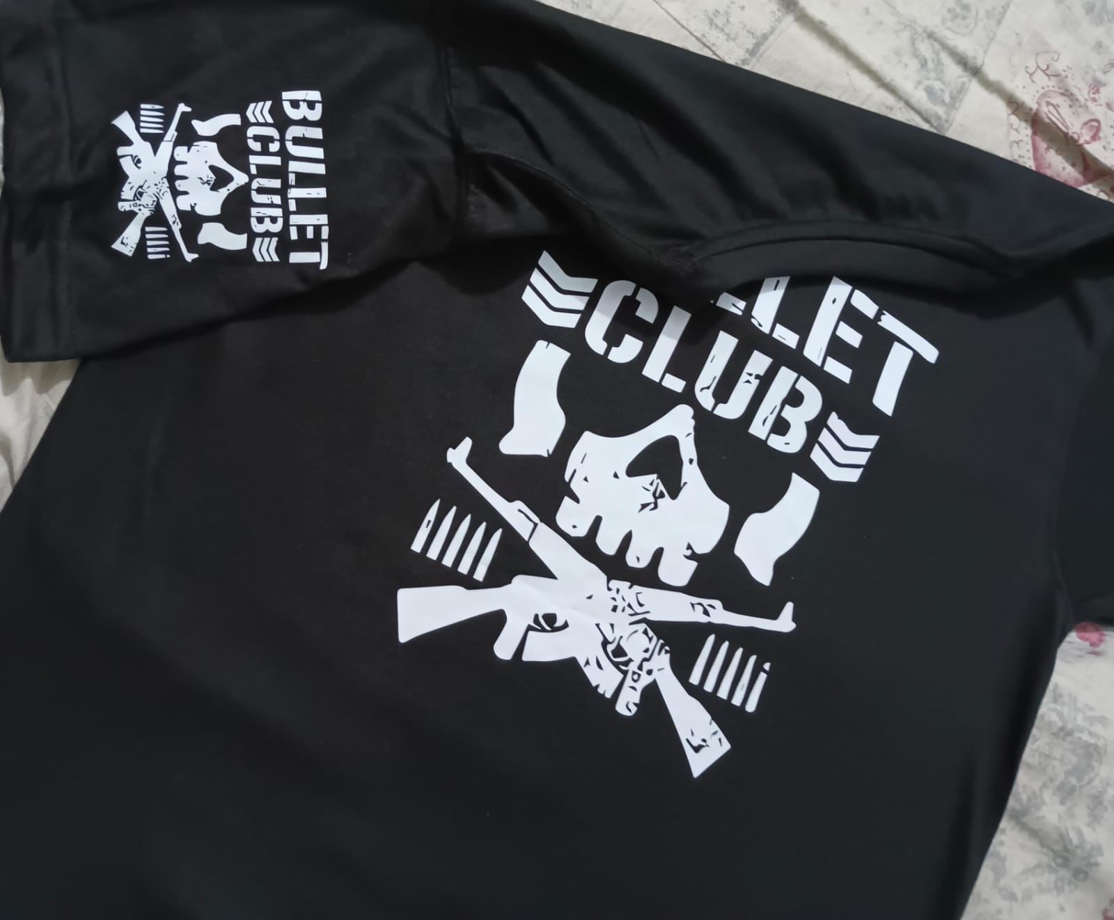 Bullet Club Official Digital Printed T Shirt (Black)