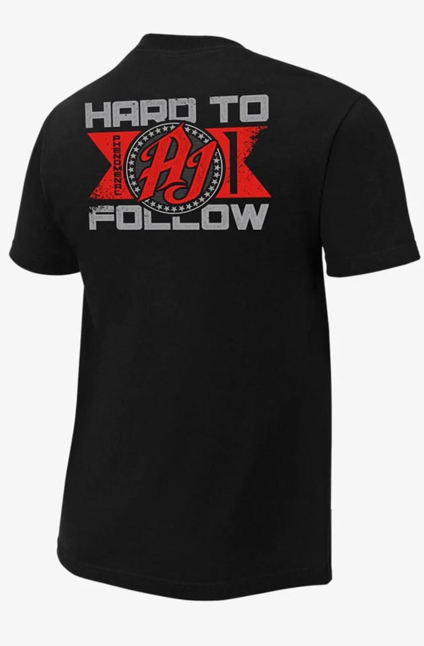WWE AJ Styles Untouchable Authentic T-Shirt  (Black)