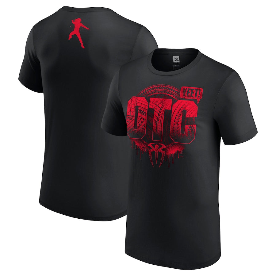 Men's Black Roman Reigns  Yeet OTC (T-Shirt)