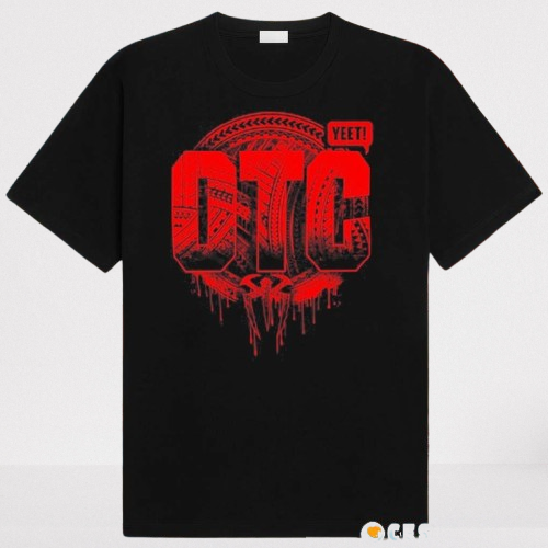 Men's Black Roman Reigns  Yeet OTC (T-Shirt)