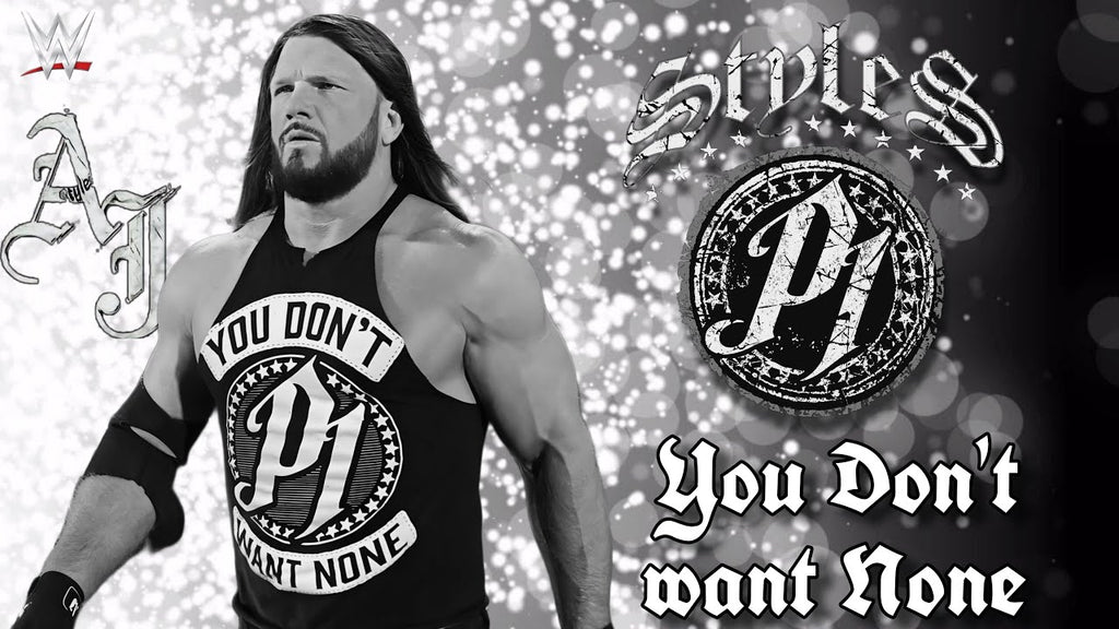 WWE AJ Styles You Don't Want None T-Shirt -( Black)