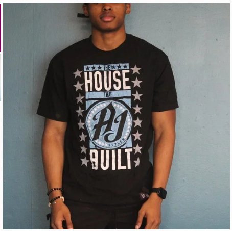 AJ Styles "The House that AJ Styles Built" T-Shirt (Black)