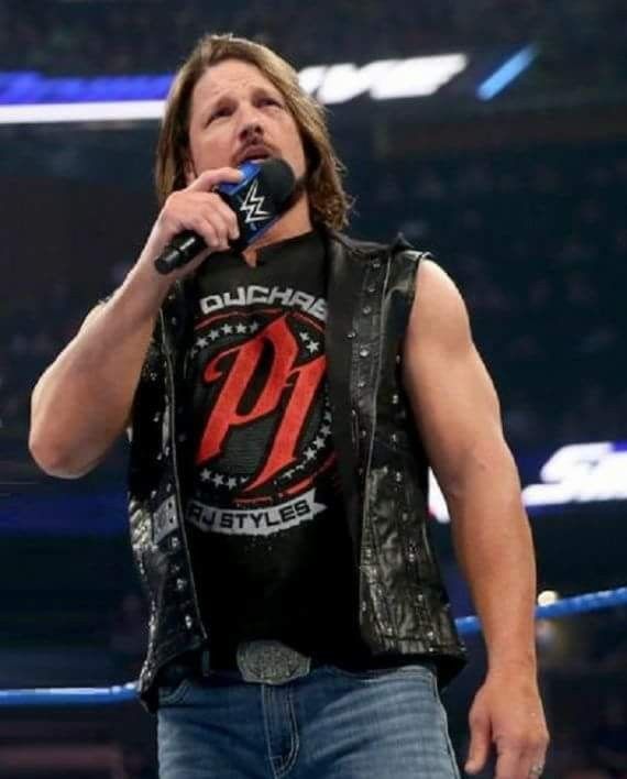 WWE AJ Styles Untouchable Authentic T-Shirt  (Black)