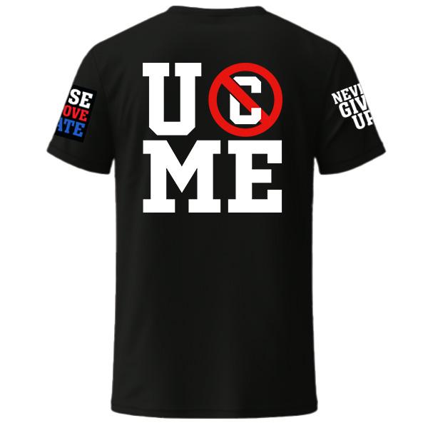 Men's Black John Cena Last Real Champion (T-Shirt)