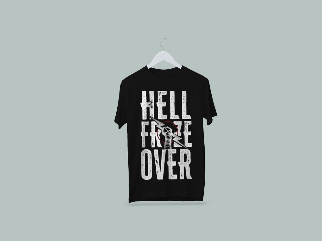 Men's Black CM Punk Hell Froze Over T-Shirt