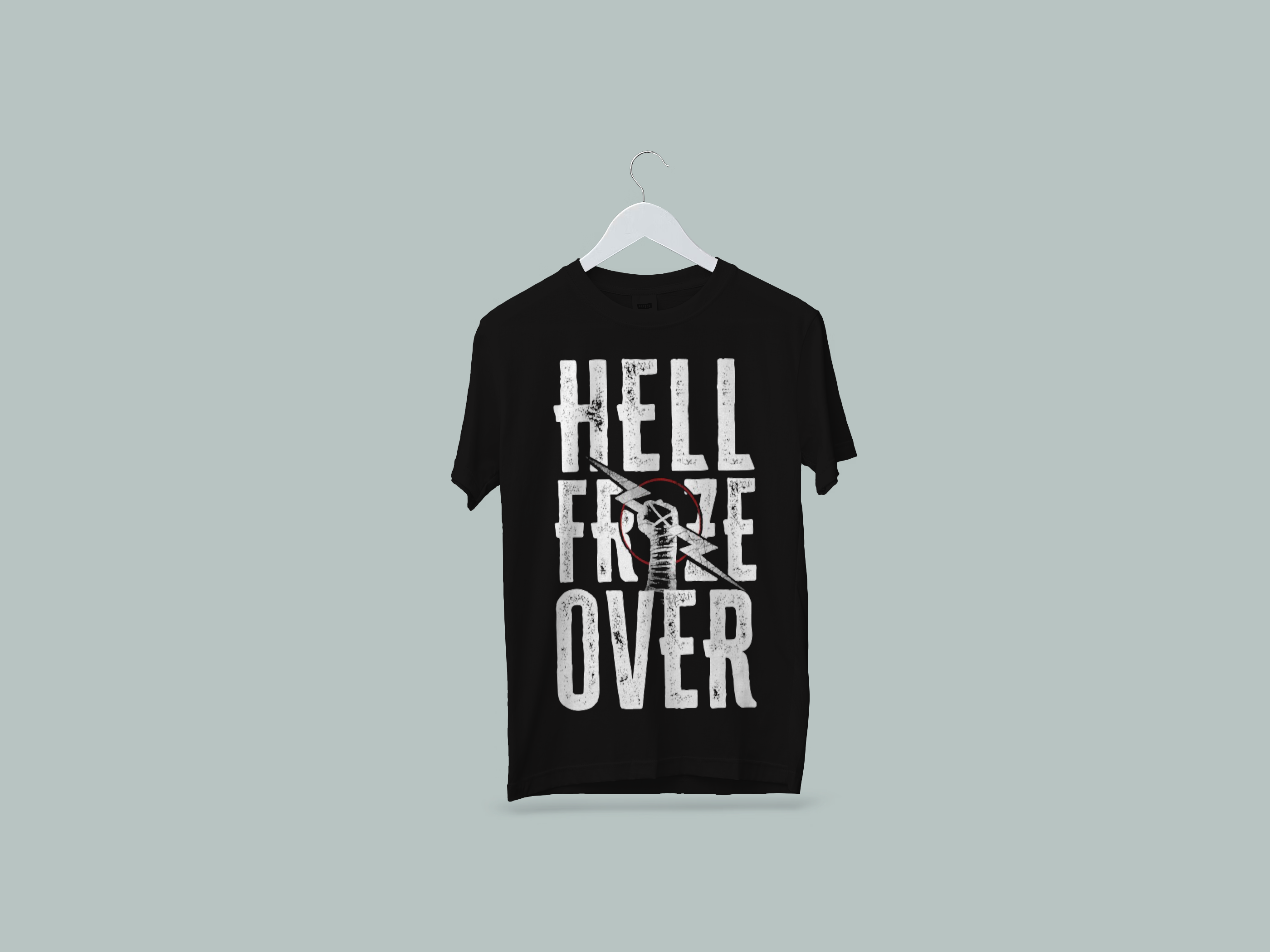 Men's Black CM Punk Hell Froze Over T-Shirt