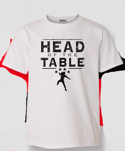 wwe Roman Reigns "Head Of The Table" Authentic T-Shirts
