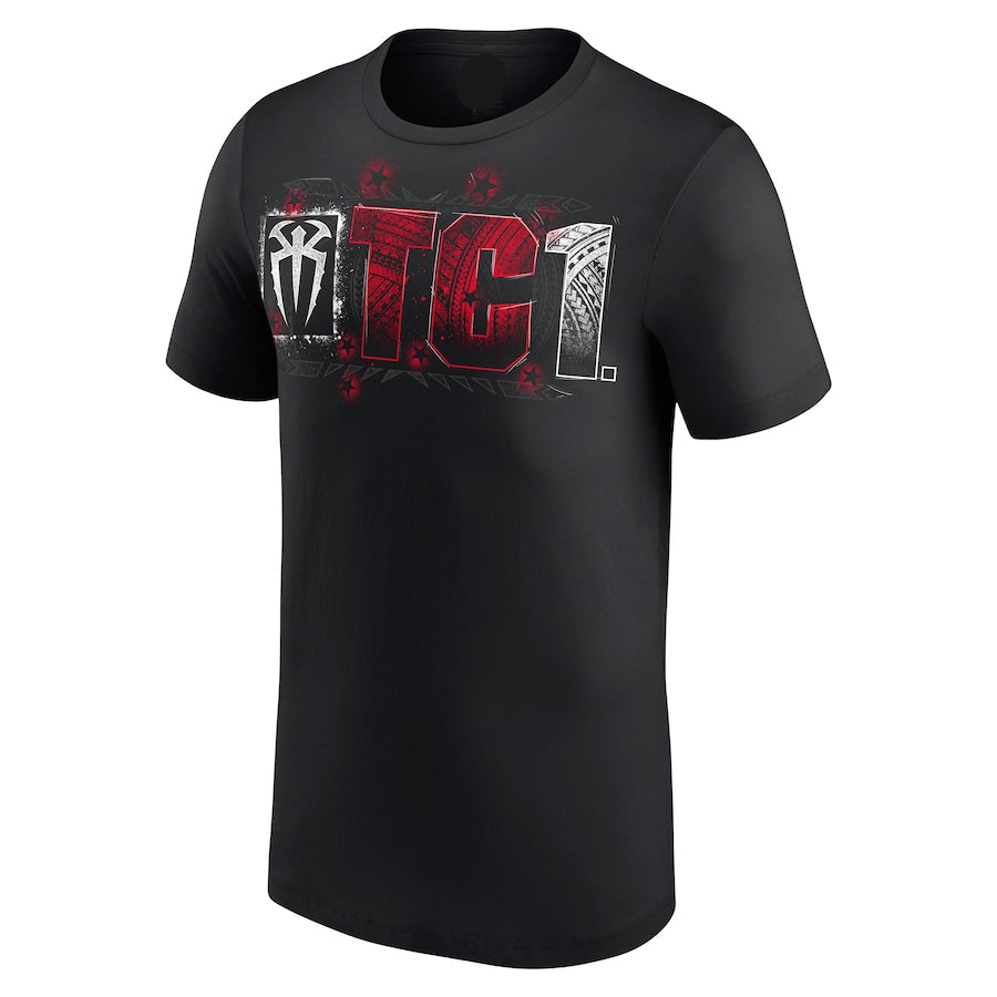 Men's Black Roman Reigns OTC 1 (T-Shirt)