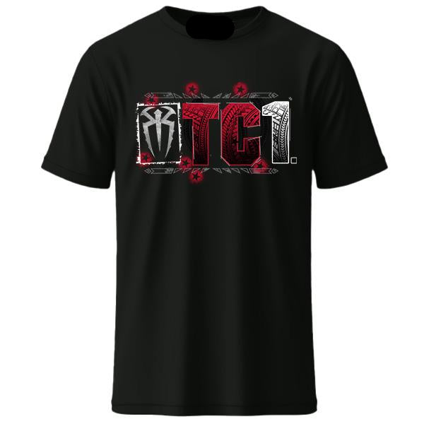 Men's Black Roman Reigns OTC 1 (T-Shirt)