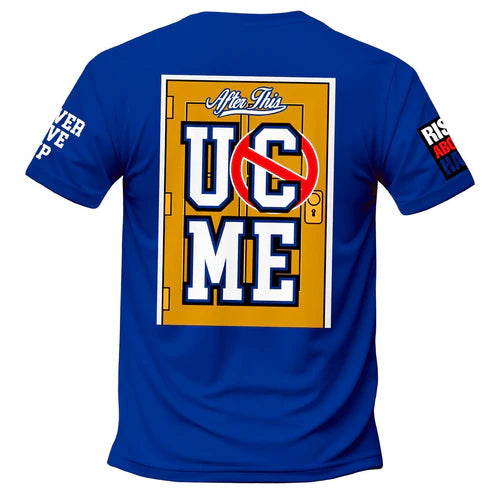 Men's Blue John Cena Farewell Tour 2025 Money In The Bank Los Angeles (T-Shirt)