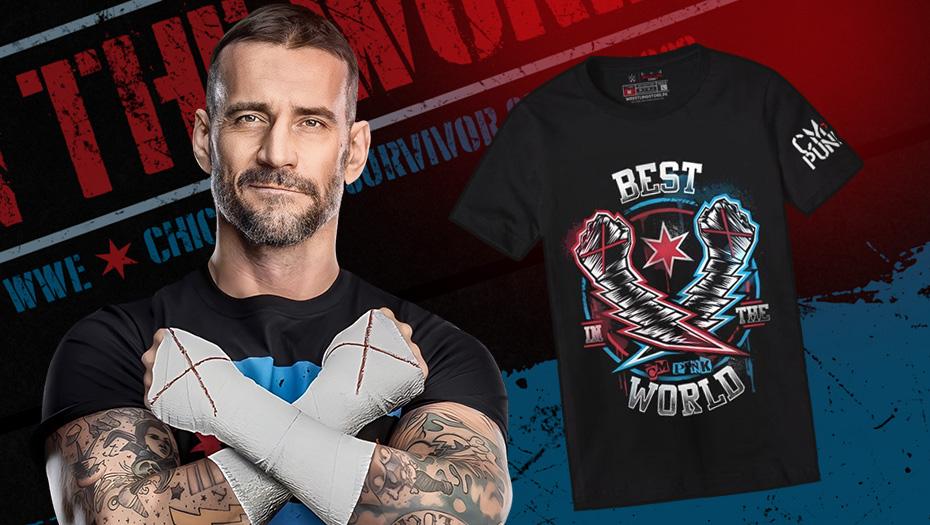 CM Punk Lightning Fists Best in The World T-Shirt