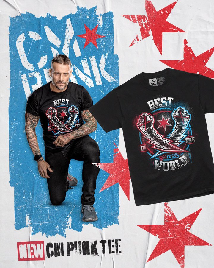 CM Punk Lightning Fists Best in The World T-Shirt
