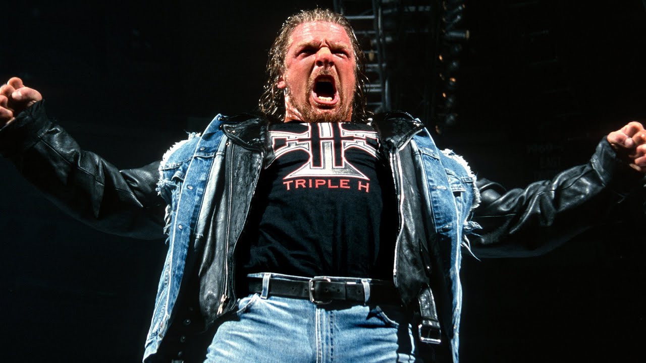 Triple H The Game Red Cross Logo Black T-shirt