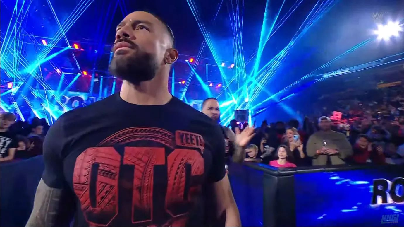 Men's Black Roman Reigns  Yeet OTC (T-Shirt)